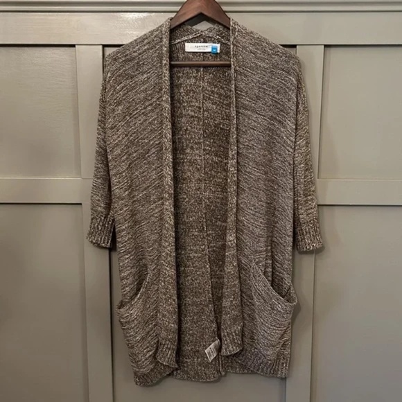 Anthropologie Sparrow Far From Whistler Open Front Cardigan Sweater Size Medium - Picture 2 of 9